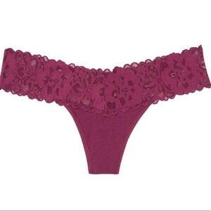 NWT Victoria’s Secret lace waist thong panty